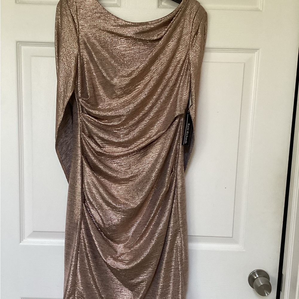 Elegant Metallic Dress